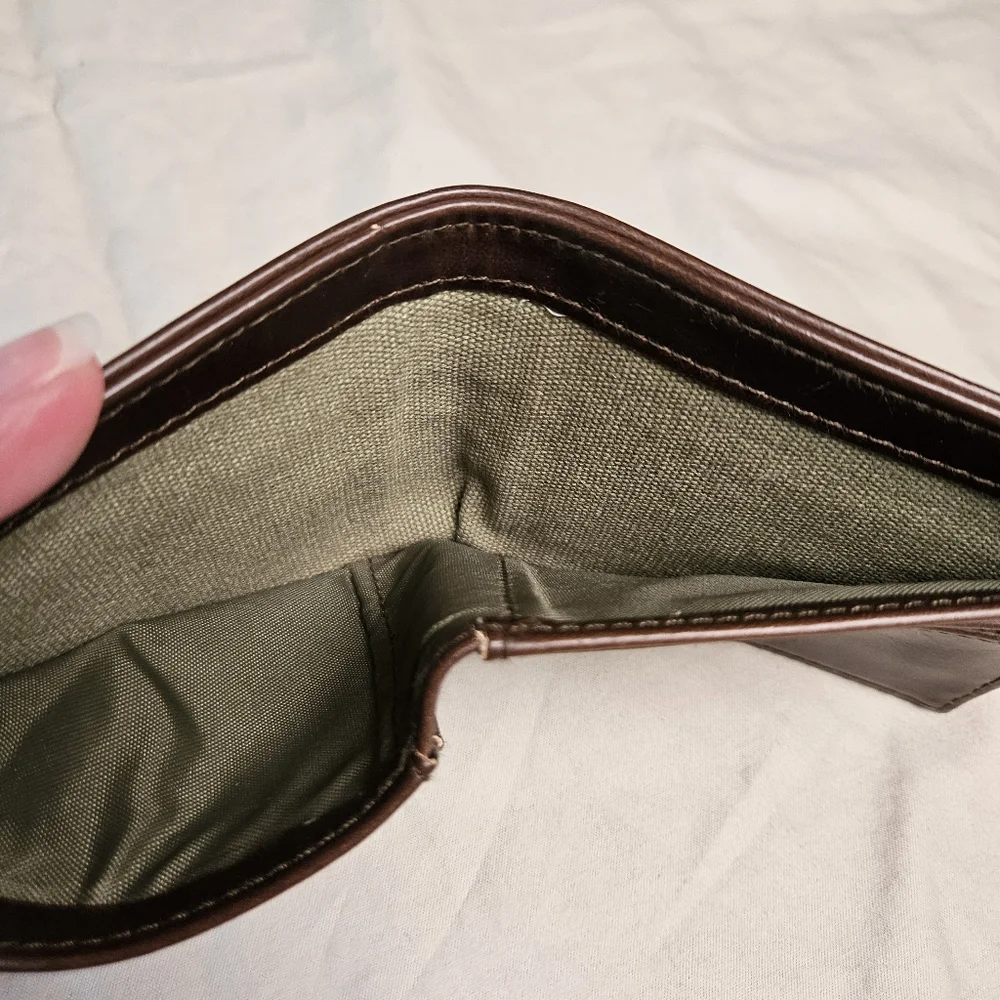 Durable Vegan Leather‎ Men's Wallet Hunting Theme Embossed Deer Skull Bi Fold